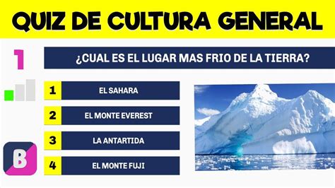 Preguntas Sobre Cultura General ¿cuántas Sabes