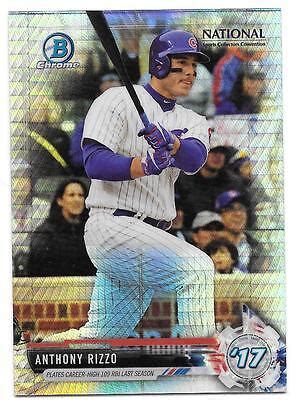 Anthony Rizzo 2017 Bowman Chrome National Sports Collector Prizm