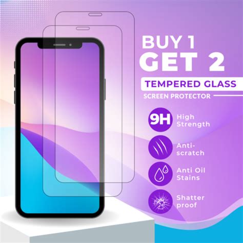 Apple Iphone Gorilla Tempered Glass Screen Protector For Pro X