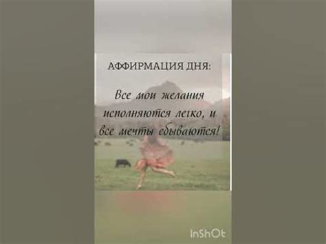 Аффирмация дня - YouTube
