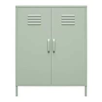 Realrooms Shadwick Door Metal Locker Style Accent Storage Cabinet