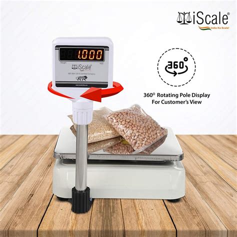 IScale I 01 Weight Capacity 30kg X 1g Electronic Weighing Machine