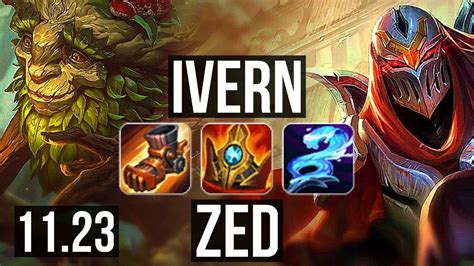 Ivern Vs Zed Jng Defeat Rank Ivern Euw Grandmaster