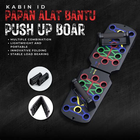 Jual Papan Alat Bantu Push Up Training Board Portable A Shopee