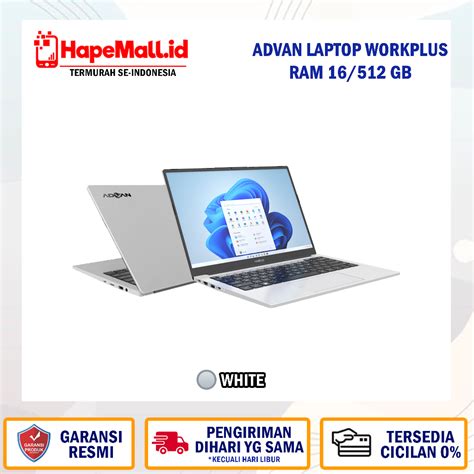 Jual Advan Workplus Amd Ryzen 5 6600h 14 16gb 512gb Win 11 Resmi