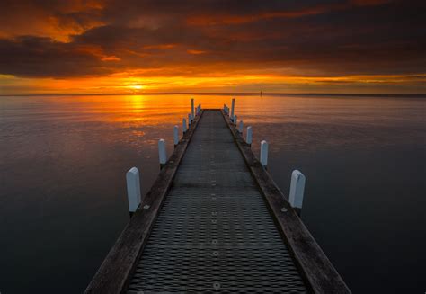 Wallpaper Sunlight Sunset Sea Nature Reflection Photography