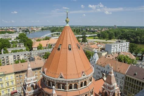 Towers Of Szeged Dom Cathedral Stock Image - Image of cathedral, church ...