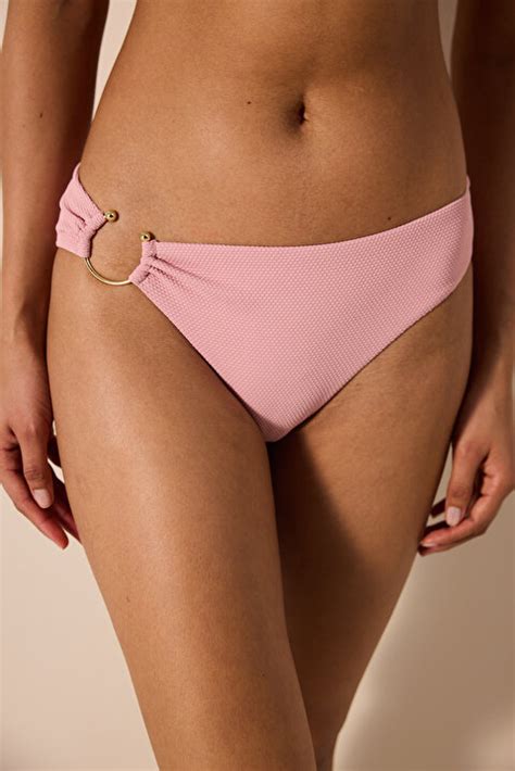 Ekua Side Dokulu Pembe Bikini Altı PLRB2O7K24IY RE5 Gül Kurusu Penti