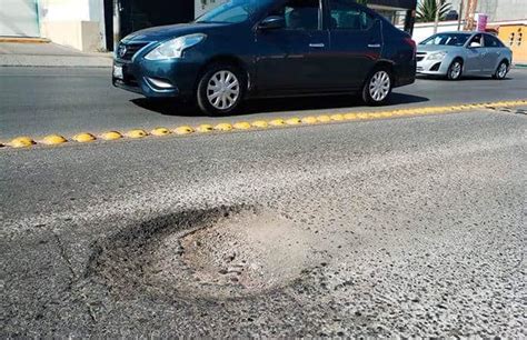 Aparecen Baches En V De Quiroga