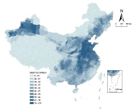 【数据分享】我国省市县三级1998 2020年逐月逐年pm25数据（shp格式excel格式） 哔哩哔哩