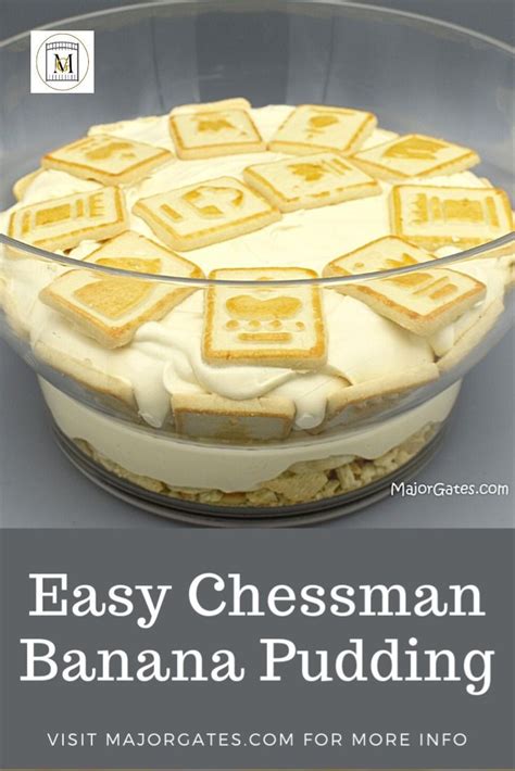 Chessman Banana Pudding Recipe