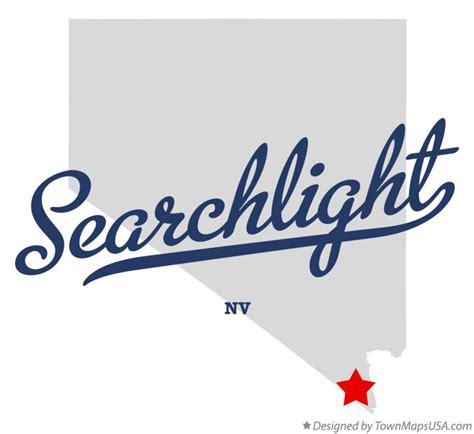 Map of Searchlight, NV, Nevada