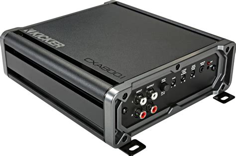 Kicker Cx 800w Class D Digital Mono Amplifier With Variable Low Pass Crossover Black 46cxa8001