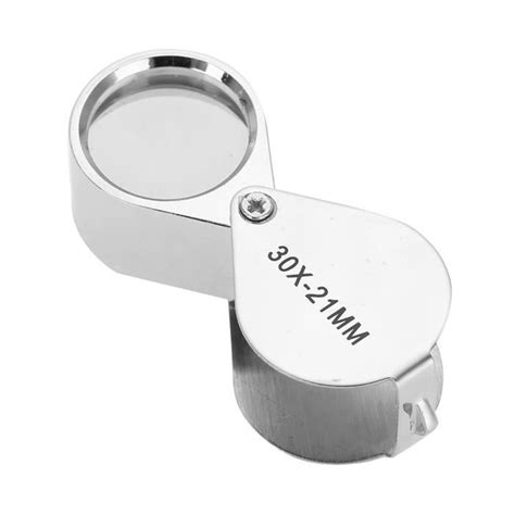 Loupe De Poche Pliante Portable X Cikonielf Pour Bijoux Et Inspection