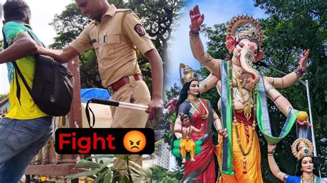 Police Vs Creator All Ganpati Maha Aagman Sohala Mumbai Chintamani