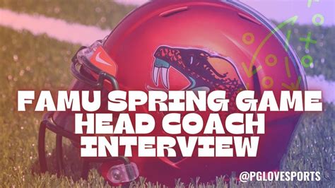 Exclusive 2024 FAMU Spring Game Head Coach Interview Pretty Girls