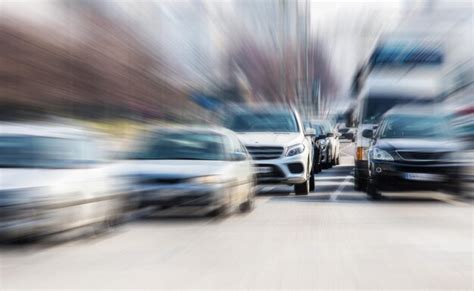 Premium Photo Blurred Motion Of Car On Road