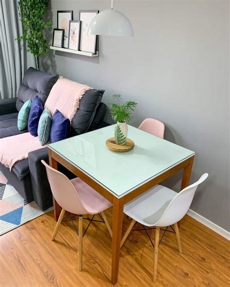 Mesa Para Apartamento Muito Pequeno - Mesa para apartamento pequeno: 80 ideias para seu cantinho | Mesa para ...