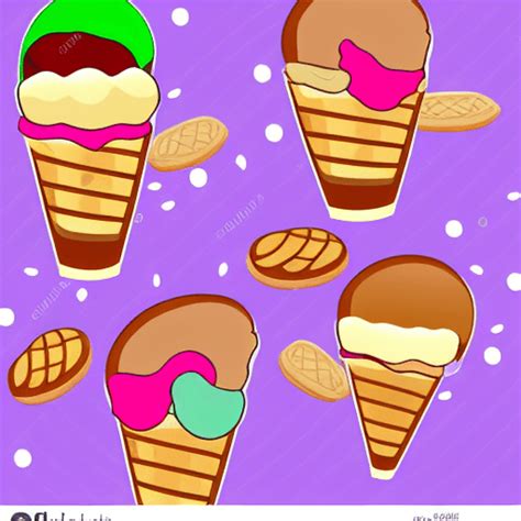 Crazy Ice Cream Dancers · Creative Fabrica