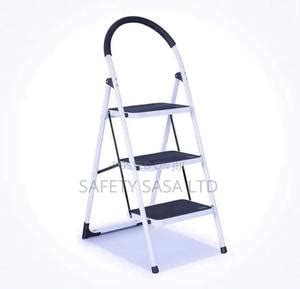 Heavy Duty Steel Reinforced Folding 3 Step Ladder Stool In Nairobi