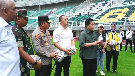 Jelang Pildun U Ketum Pssi Erick Thohir Bersama Ratu Tisha Cek