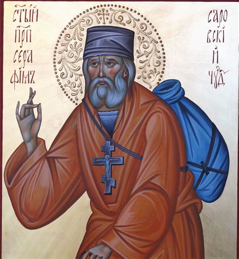 St Seraphim Of Sarov Icon Hand Painted Orthodox Saints Icons Order