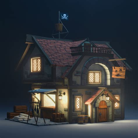 Pirate Tavern Finished Projects Blender Artists Community