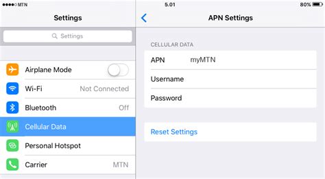 Mtn Apple Ipad Pro Internet Apn Settings For South Africa Apn