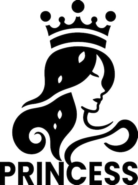 Premium Vector Minimal Princes Brand Logo Concept Clipart Symbol