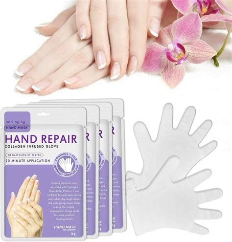 Hands Moisturizing Gloves 3 Pairs Hand Skin Repair Renew Mask W