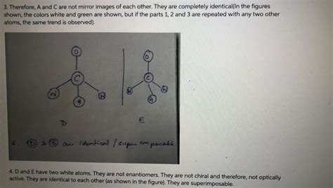 Solved Stereoisomerism With Molecular Models You Will Use Chegg