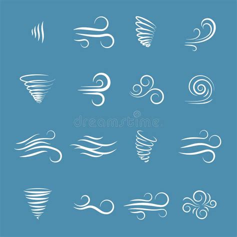 Wind Icons Vector Stock Vector Illustration Of Meteorology 64556400