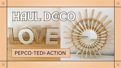 Haul Decoraci N Pepco Tedi Action Youtube