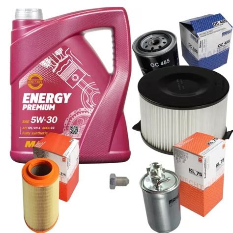 MAHLE INSPECTION SET 5L Mannol 5W 30 Energy Premium Pour VW