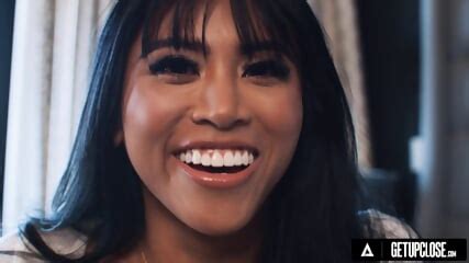 UP CLOSE Busty Babe Ember Snow Takes HUGE Dick Deep Fast Inside Her Tight Wet Pussy