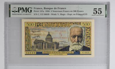 Billet France Nf Francs Victor Hugo S Rie C