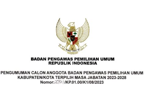 Ini Anggota Bawaslu Terpilih 15 Kabupaten Kota Di Sulawesi Utara