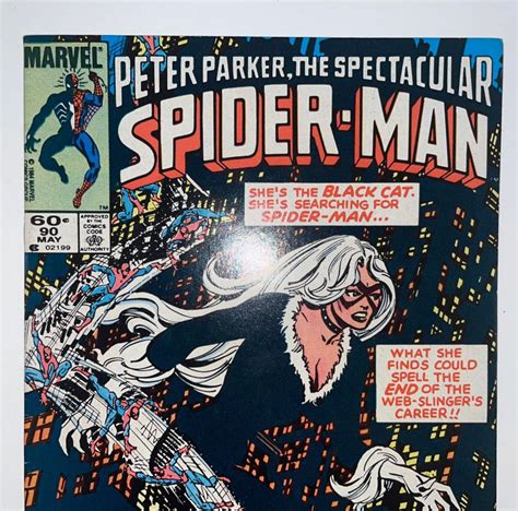 PETER PARKER THE SPECTACULAR SPIDER MAN 90 Nice Grade Newsstand