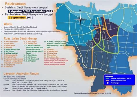 Kebijakan Ganjil Genap Diperluas Daftar Lengkap Jalan Dan Waktunya