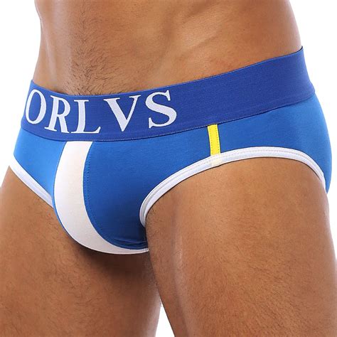 Orlvs Brand Sexy Briefs Men Bikini Male Underwear Slip Hombre