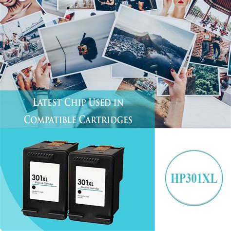 2 Black Ink Cartridge Compatible With Hp Deskjet 1000 1010 1050 1050a