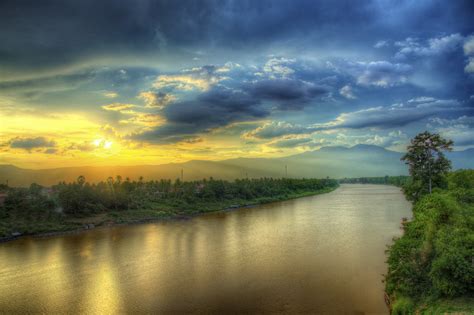 Sekong River Attapeu Laos