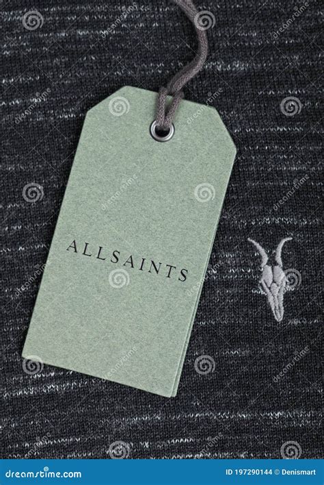 Allsaints Logo Advertising Sign Editorial Photo