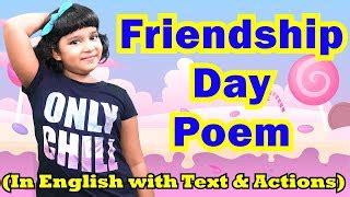 Friendship Poems For Best Friends For Kids