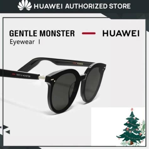 jual huawei  gentle monster eyewear black smart eastmoon  shopee