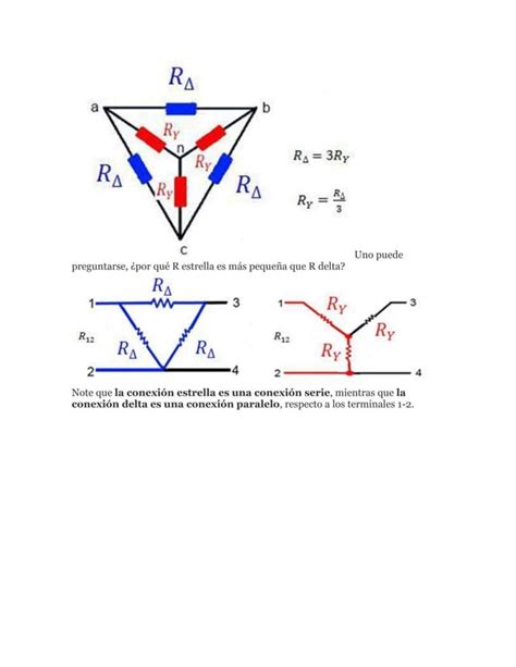 Transformacion Delta Estrella Y Estrella Pdf