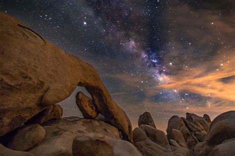 Scenic View Of Rocks At Night ID 104679696