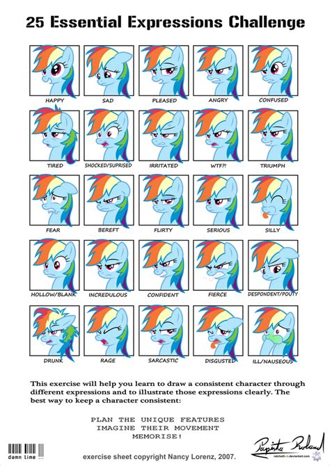 25 Essential Expressions Challenge By Ratchethun On Deviantart