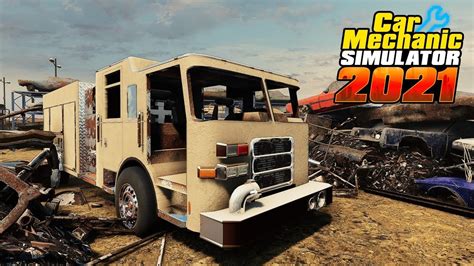 Pierce Arrow Xt Fire Truck Restoration Car Mechanic Simulator