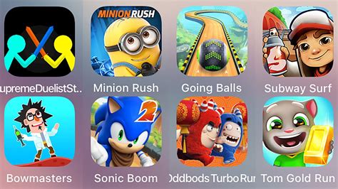 Sonic Dash Subway Surf Minion Rush Spiderman Unlimited Tom Gold Run